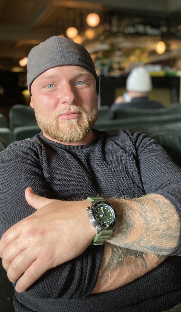 Berufstaucher Herr Kraus